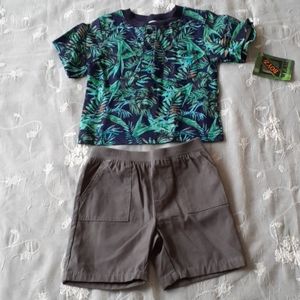 Boys wear shirt 18m kidtopia shorts size 24 m